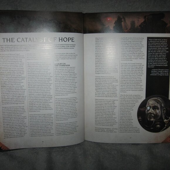 Warhammer Hardcover Book 40,000 40K War Zone Nachmund: Vigilus Alone 2409A7 - Picture 7 of 11